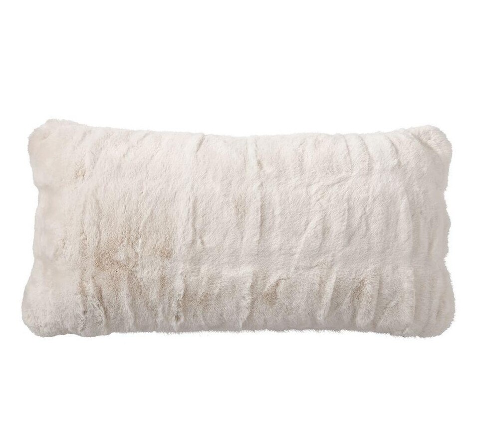 Faux Fur Ruched Cushion Covers Pottery Barn Australia